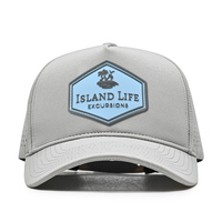 Gorras de Béisbol Personalizadas al por Mayor de Poliéster/Algodón con Agujeros Cortados a Láser, Diseño de Alta Calidad, Logotipo de Goma, 5 Paneles, a la Moda