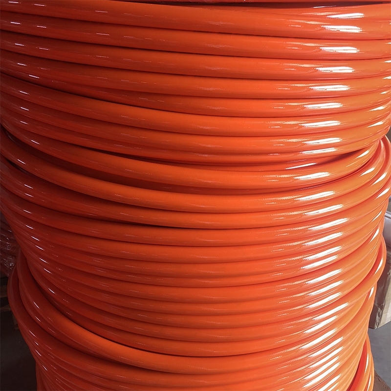 Orange Thermoplastic Elastomer Sewer Jetting Cleaning