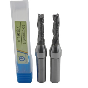 6*20 1/2 inch chân TCT xoắn ốc xoắn ốc <span class=keywords><strong>Router</strong></span> bit gỗ End Mill Cutter cho <span class=keywords><strong>CNC</strong></span> mộc Máy chế biến gỗ - Product Image 6