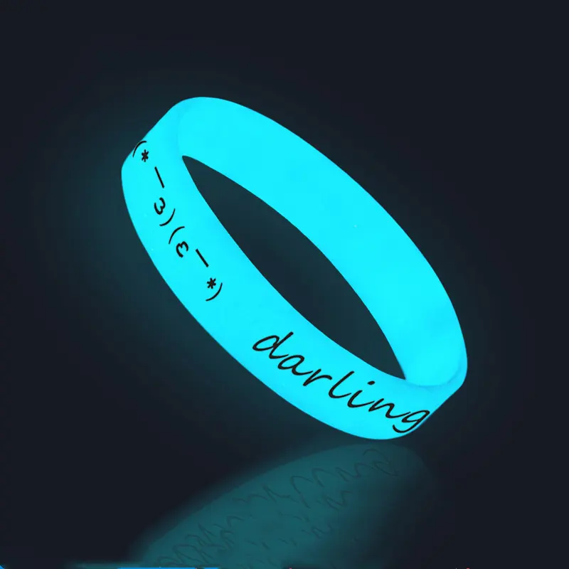 Pulsera luminosa LED para fiestas, brazalete fluorescente para conciertos, Bar, KTV