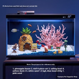 Grande Decorazione Moderna e Lussuosa per Acquario, Montagna con Pietre e Resina, Paesaggio Acquatico Artificiale per Grandi Vasche - Product Image 3