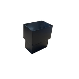 <span class=keywords><strong>Gouttière</strong></span> carrée en aluminium au design moderne, à bord inversé, peignable, pour drainage des eaux de pluie de villa et descente d'eau dissimulée - Product Image 6
