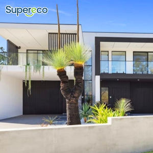 Panel de pared almenado WPC estriado coextrusión moderno para almacén al aire libre a prueba de humedad impermeable fácil limpieza - Product Image 4