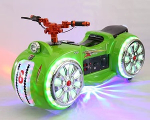 Bon marché, nouveau <span class=keywords><strong>parc</strong></span>, double voiture jouet électrique, équipement d'amusement pour enfants, moto Prince à batterie - Product Image 6