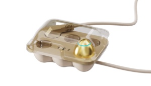 Modern Style Fast Charge 2 TYPE-C <b>USB</b> EU Standard Power Strips with Dust Cap Socket 4 AC Outlets <b>Switch</b> Artistic Design - Product Image 2