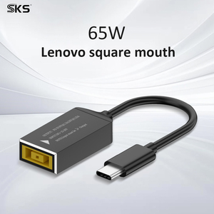 محول كابل من تيار مستمر إلى USB نوع C بقدرة 65 واط لأجهزة لينوفو ذات المنفذ المربع للشحن السريع - Product Image 3