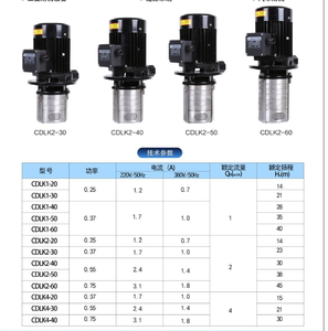 CDLK2-30 Pompe à immersion électrique triphasée verticale de haute qualité pour machine CNC, vente en gros - Product Image 4