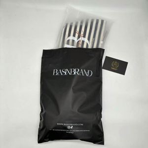 Custom Printed LOGO Matte Black Shipping Bags With Logo Plastic Mail Poly Ship Mailers Gift Package Mailing Bags for Clothes - Product Image 3