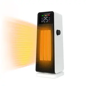 Anti-dumping switch 1500W Portable Mini Office Household PTC Ceramic Electric Bladeless Fan Heater Child