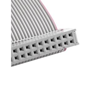 Cable Plano IDC BULUSHI F/F, Paso de 2.54 mm, 64 Pines, 118 cm, Gris, Conector Hembra a Hembra - Product Image 1