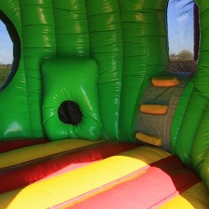 Castillo Inflable con Tobogán de Autos de Carreras, Castillo de Brinco con Temática de Películas de Autos para Eventos al Aire Libre - Product Image 5