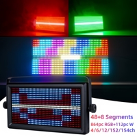 Projecteur stroboscopique LED RGBW 48+8 segments, 976 LED, effet flash wash, DMX512 RDM, pour DJ, club, discothèque, karaoké, bar, fête