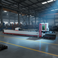 Machine de découpe laser à fibre TSP Jinan, refroidie par eau, avec contrôle CypCut, nouvelle, 6000x2300mm, pour découpe de métaux, avec prise en charge BMP/PLT