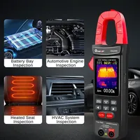 Pinza Amperimétrica Térmica TH104S, 10000 Lecturas, Medición de Corriente CA/CC, Voltaje y Potencia, Pantalla ISR240*240, Herramientas de Inspección Eléctrica