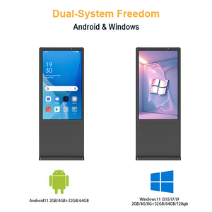 Totem Digitale da Esterno EMC per Ascensori, Smart TV LED LCD Touch Screen per Stazioni Autobus, Impermeabile con Riscaldamento e Raffreddamento Automatico - Product Image 4