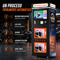 Machine de nettoyage de casque de moto, stérilisateur automatique de casque avec fonction de séchage
