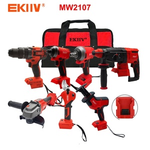 EKIIV Hardware Electrical Power Kit Cordless Drill Machine Set Other Hand Wrench Tool Box Tools Sets CK2118 EKIIV Hardware Elect - Product Image 6