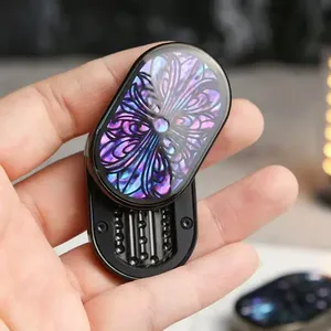 Jouet anti-stress mécanique rotatif coulissant en métal, motif vitrail d'église, pour adultes atteints de TDAH, cadeau pour 14-18 ans - Product Image 1