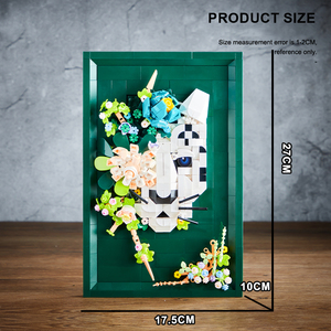 DK DIY - Juego <span class=keywords><strong>de</strong></span> Bloques <span class=keywords><strong>de</strong></span> Construcción para Colgar en la Pared, León, Animales, Flores, Marco <span class=keywords><strong>de</strong></span> <span class=keywords><strong>Fotos</strong></span>, <span class=keywords><strong>Juguetes</strong></span> para Niños, Bloques <span class=keywords><strong>de</strong></span> Construcción <span class=keywords><strong>de</strong></span> Partículas Pequeñas - Product Image 5