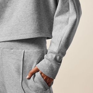 Conjunto de ropa deportiva personalizada 0em al por mayor, sudadera de manga larga con pantalones de chándal para mujer, ropa activa con estampado personalizado - Product Image 3