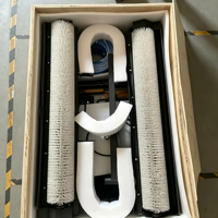 Machine de nettoyage de panneaux solaires Sujin, brosse automatique avec tête simple ou double, robot à batterie, certifié CE, garantie 1 an
