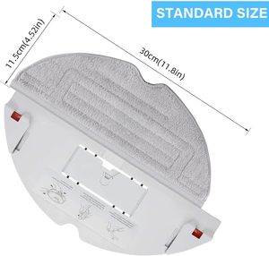 <span class=keywords><strong>Mop</strong></span> Almofada de Pano para Roborock S8 S8 + S7 MaxV Plus S7 + Série Robot Vacuum Microfiber VibraRise Mopping Pad Substituição Acessório - Product Image 3
