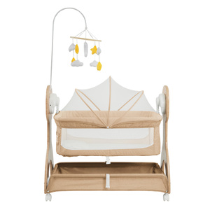 Juego de ropa de cama para niños al por mayor, <span class=keywords><strong>cuna</strong></span> de bebé con mosquitera, colchón grueso, cesta grande, cama nido eléctrica con luz nocturna - Product Image 5