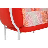 Fauteuil individuel moderne et confortable avec dossier, en tissu, pour salon, maison ou hôtel