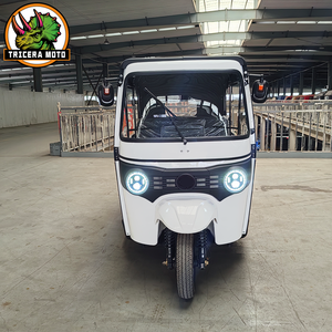 Tricycles et Tuk-tuks électriques <span class=keywords><strong>de</strong></span> haute qualité à carrosserie fermée pour le <span class=keywords><strong>transport</strong></span> <span class=keywords><strong>de</strong></span> passagers, 6 à 9 places, moteur 4000W 72V, batterie au lithium - Product Image 2