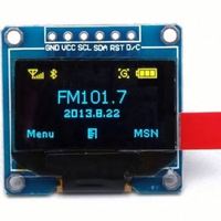 Módulo LCD OLED SPI Azul de 1.3 Pulgadas de Fábrica + CSpin de 7 Pines (con GND VCC)