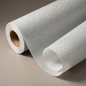 Film CPP enduit Starlight de 320 mm en rouleau, traité par moulage, pour lamination à chaud industrielle et la fabrication de couvertures de livres (vente en gros) - Product Image 1
