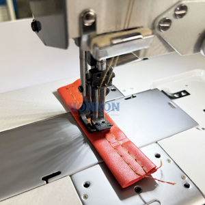 HK-4420-D4 Industrial Heavy <b>Material</b> High Speed Twin Needle Computerized Lockstitch <b>Sewing</b> Machine - Product Image 3