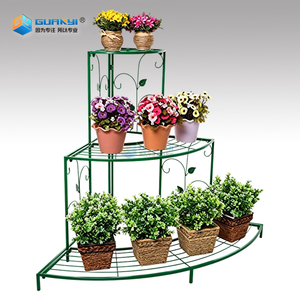 Facile da installare, crea rapidamente l'angolo dei fiori dei tuoi sogni per la tua floeria, scaffale per fiori in metallo leggero. - Product Image 1