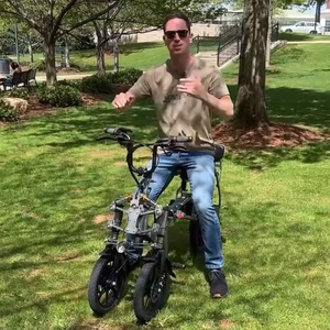 Vélo électrique pliable Afreda à 3 roues, double roue avant, tricycle cargo pour adultes, siège passager, longue autonomie, scooter de mobilité stable - Product Image 6