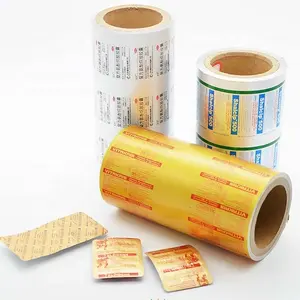 Hanlin Folha de PVC para embalagens farmacêuticas, folha de alumínio PTP selada a quente, material de embalagem, folha impressa para produtos farmacêuticos