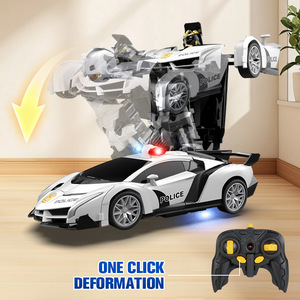 <span class=keywords><strong>Auto</strong></span> RC Personalizzabile con Trasformazione a Un Tasto, Ricaricabile, Telecomando 2.4G, Veicolo <span class=keywords><strong>da</strong></span> <span class=keywords><strong>Corsa</strong></span> con Luci LED per Bambini, Uso Interno ed Esterno - Product Image 1