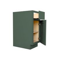 Armoires de cuisine de style américain, ensemble complet d'armoires de cuisine vertes, armoires shaker blanches RTA, fabricant