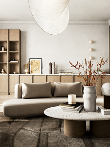 Jingshun hiện đại biệt thự phòng khách tủ trưng bày đồ nội thất gỗ rắn enf miễn phí thiết kế độ bền cao tùy chỉnh mộc miễn phí CAD - Product Image 2