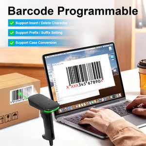 Thiết kế mới carva USB hỗ trợ mã vạch tự động đọc cầm tay có dây 2D Đầu đọc mã vạch hệ thống POS mã vạch chứng khoán COM - Product Image 3