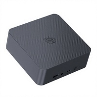 AMD R7 5825U Mini PC NAS Server SSD DDR4 4 SATA Casing Logam Dual 2.5G Lan Windows 11 Komputer Saku Layar 4K