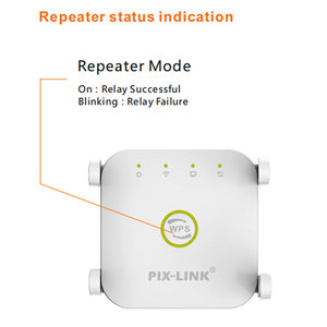 Pix-Link Wr24T Wifi Repeater Không Dây Wifi Extender 300Mbps Wi-Fi Khuếch Đại 802.11n Dài Phạm Vi Wi Fi Tăng Cường Tín Hiệu 2.4G Wifi - Product Image 5