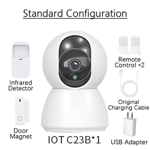 Systèmes <span class=keywords><strong>de</strong></span> caméras <span class=keywords><strong>de</strong></span> sécurité IoT WiFi 1080P, système <span class=keywords><strong>de</strong></span> <span class=keywords><strong>surveillance</strong></span> et d'alarme <span class=keywords><strong>de</strong></span> sécurité, caméra sans fil intelligente pour maison, stockage en nuage, carte mémoire - Product Image 5