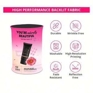 Mesa Redonda Plegable para Ferias Comerciales, Mesa Portátil para Ferias Comerciales, Productos Promocionales, Mesa Plegable para Eventos - Product Image 3