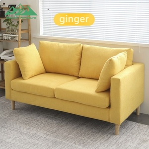 Wayon Reclining Fabric Chaise Lounge <strong>Sofa</strong> for Living Room with Removable Pillows and Wooden Legs, Light Green - Product Image 2