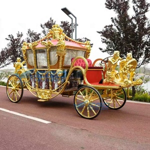XCEGO 2026 Carroza de Lujo de Cuatro Ruedas para Bodas, Vehículo Turístico, Carruaje Eléctrico Real de Navidad de Henan en Venta - Product Image 2