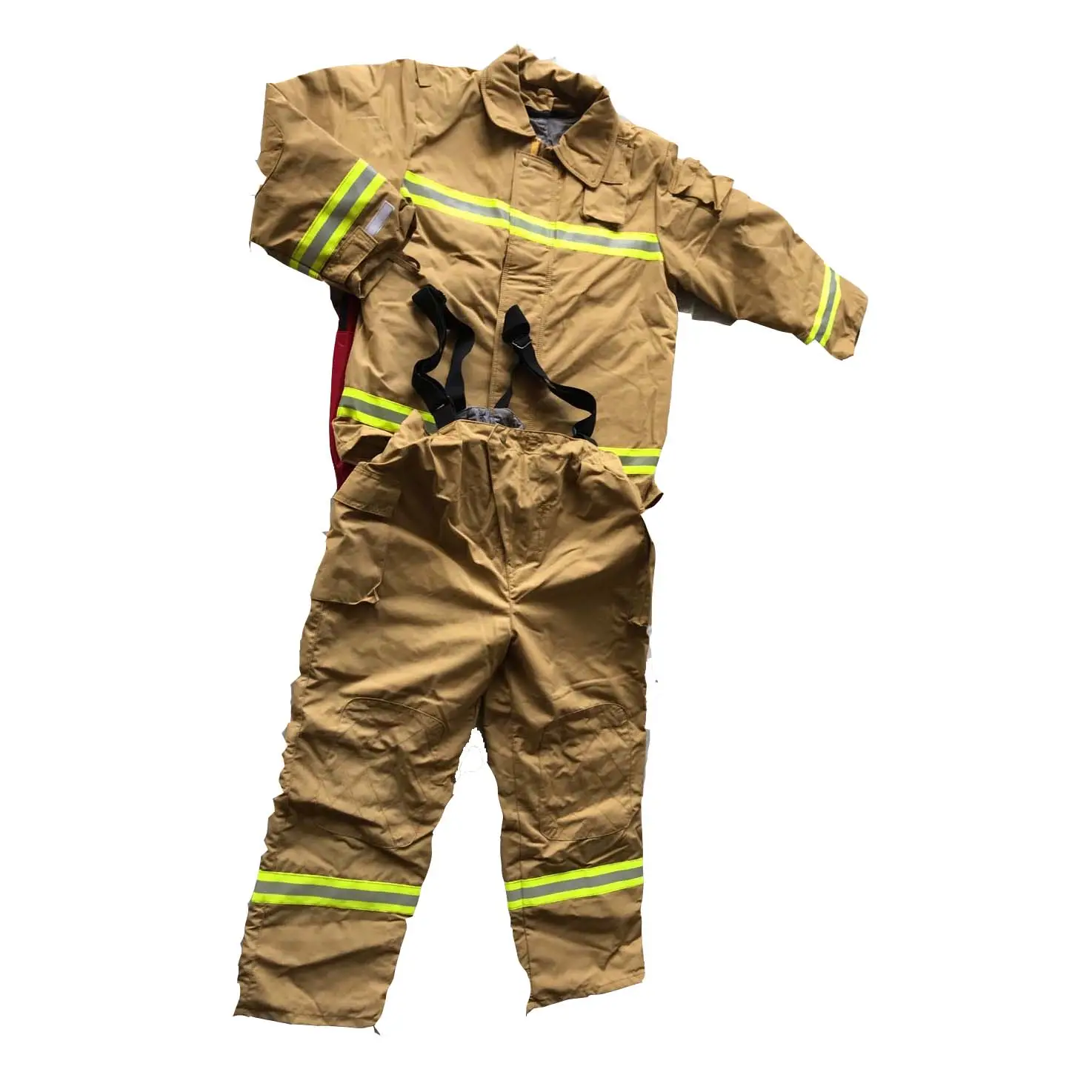 Uniforme de bombeiros de combate a incêndio ameixa uniforme padrão ce da engrenagem de bombeiro