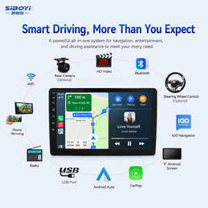Pantalla Táctil de 7 Pulgadas, 9 Pulgadas, 10 Pulgadas, Navegación, Bluetooth, WiFi, GPS, Radio, <span class=keywords><strong>Música</strong></span>, Carplay, Sistema Android Auto <span class=keywords><strong>para</strong></span> Automóvil, Pantalla Android <span class=keywords><strong>para</strong></span> Automóvil - Product Image 3