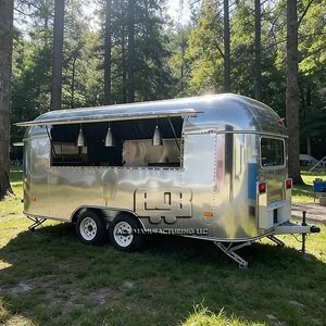 รถขายอาหารเคลื่อนที่พร้อมครัว โครงสร้างไฟเบอร์กลาส บริการขายไอศกรีมและขนม - Product Image 1