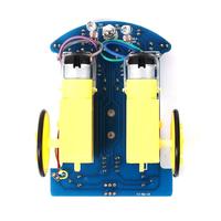 Kit de Coche Robótico Inteligente OKY5044 D2-1 con Motor TT y Ruedas para Aprendizaje de Programación con Arduino