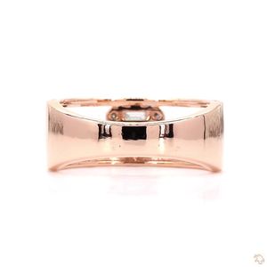 Magnifique bague en or sertie de diamants pour femme, style haut de gamme, cadeau de fiançailles ou de mariage, bijou classique et élégant - Product Image 5